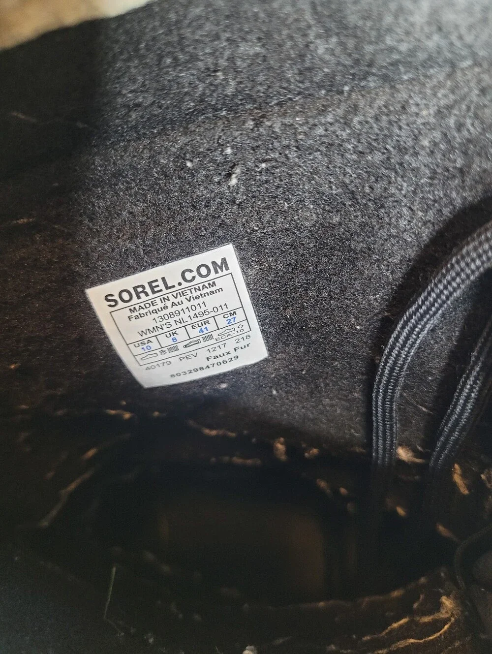 Sorel Winter Carnival Waterproof Boot Size 10